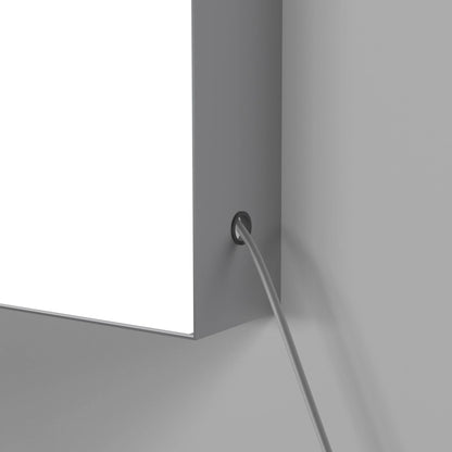 Nahaufnahme Leuchtkasten Kabelführung